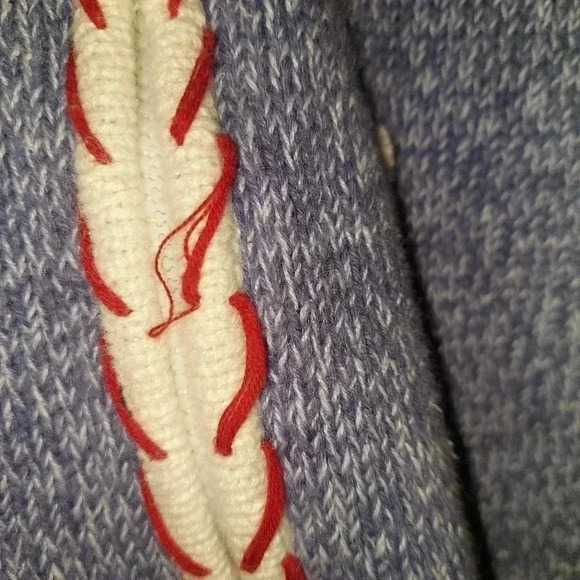 Snowmen Playing Funny Christmas Embroidered Sweater Vest Size 1X - Picture 6 of 9